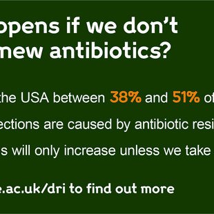 Infographic about what may happen in the USA if we don't develop new antibiotics